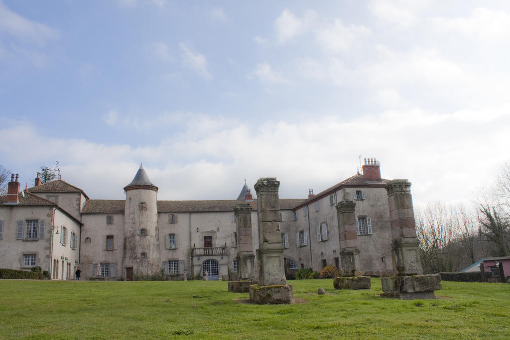 Chateau De Chantelauze Olliergues Eksteriør billede